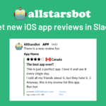 App review monitoring bot